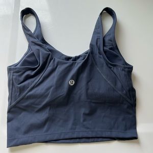 Lulu navy align tank